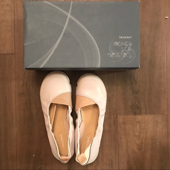 Clarks trigenic leather ballet flats - Picture 3 of 3
